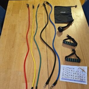 Up&Up Multi-Color Resistance Bands Set